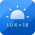 lux light meter - brightness dimmer android application logo